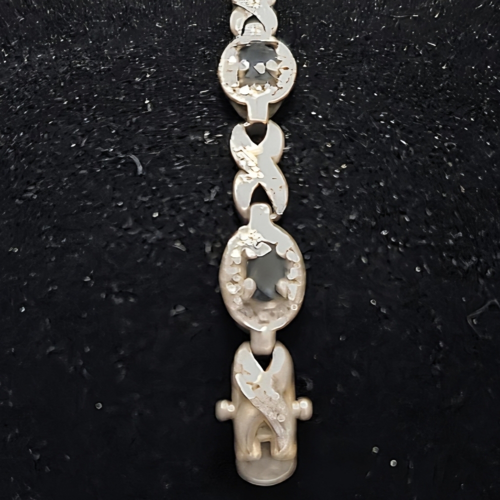 Sapphire 925 Silver Bracelet - Picture 7 of 10